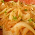 Lombinhos de Coelho de Cebolada