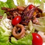 lulas saltadas com legumes