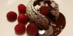 Pequenos Vulcões de Chocolate