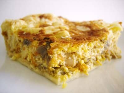 Quiche de Frango e Legumes