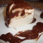 Pudim de claras malhado com chocolate Pudim de claras malhado com chocolate