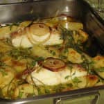 Bacalhau assado no forno 00eb8394e5