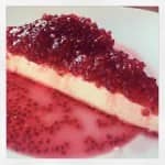 Cheesecake falso com calda de geléia de chia aa5059eaae