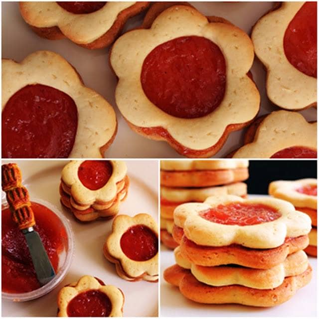 bolachinhas com recheio de marmelada