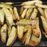 Batata fritas no Forno Batata fritas no Forno