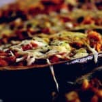 Beringelas recheadas com Caril de Carne