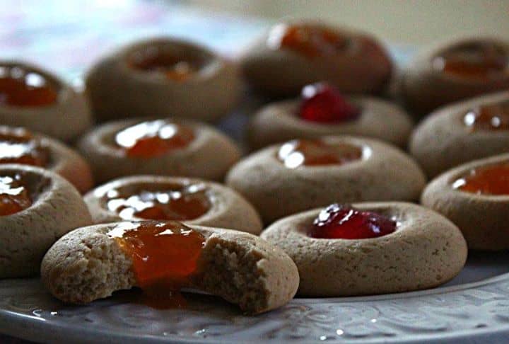 Bolachas de Claras com Geleia