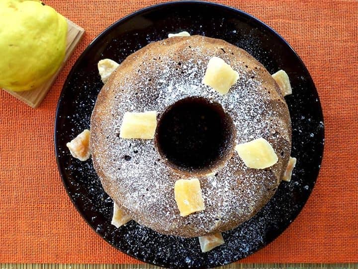Bundt Cake de Marmelo e Cenoura