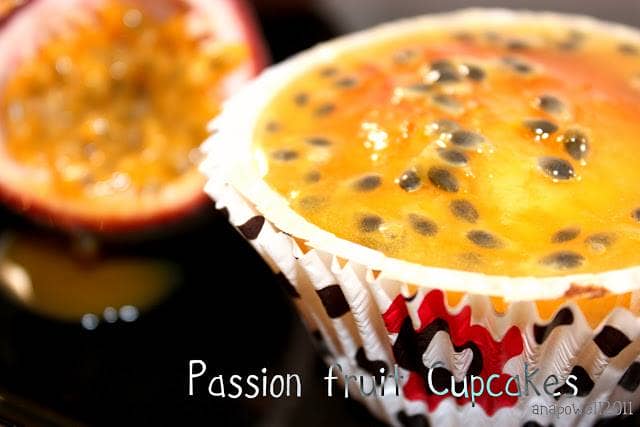 Cupcakes de maracujá