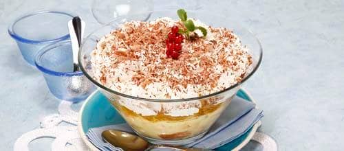 Doce de pão perdido com leite-creme