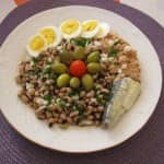 FEIJÃO FRADE COZIDO, OVO COZIDO COM CASCA, ATUM E SARDINHA EM CONSERVA FEIJÃO FRADE COZIDO, OVO COZIDO COM CASCA, ATUM E SARDINHA EM CONSERVA