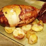 Lulas recheadas no forno