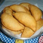 Pastel com massa caseira Pastel com massa caseira