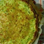 Quiche de Bacon e Cogumelos, mas só com legumes.