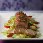 Rocambole de peito de peru recheado Rocambole de peito de peru recheado