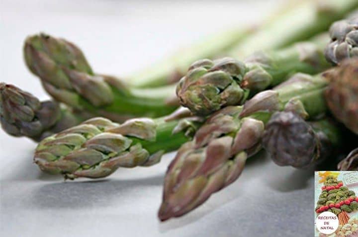 Salada de espargos, ervilha torta, alperces secos e castanha de cajú