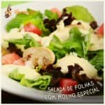 Salada de folhas com Molho Especial Salada de folhas com Molho Especial