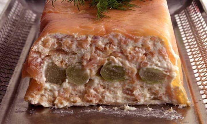 TERRINE DE SALMÃO E ASPARGO