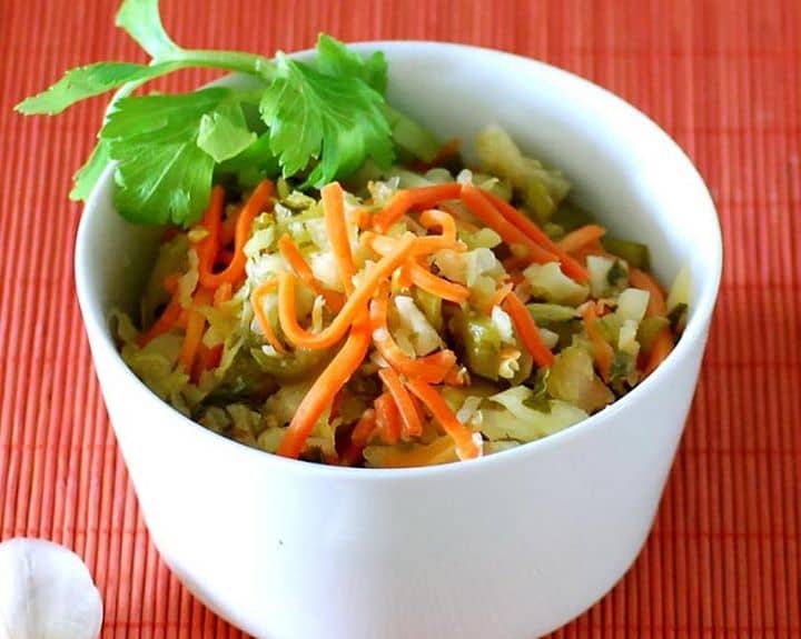 Caçarola de legumes de inverno