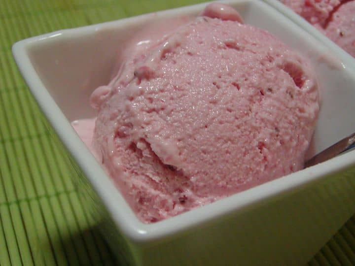 Gelado de Morango