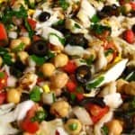 Grão-de-bico com bacalhau Grão-de-bico com bacalhau