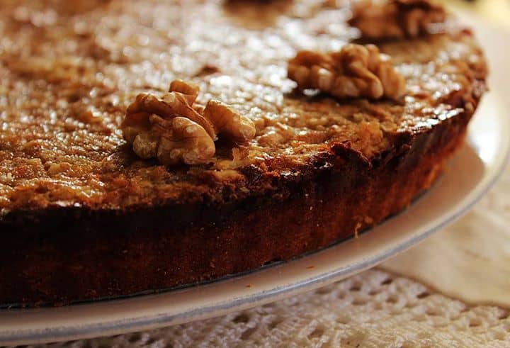 Tarte de Limão com Nozes