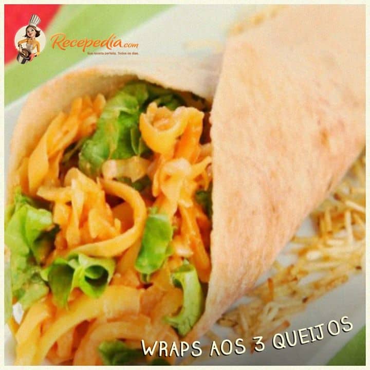 Wraps aos 3 Queijos