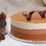 Mousse três chocolates