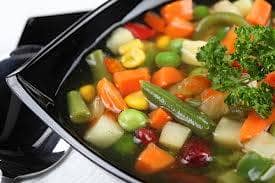 Sopa emagrecedora e diurética