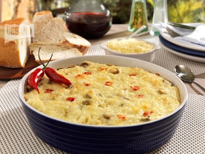 Arroz de forno cremoso