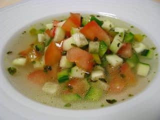 Sopa Fria para o hemisfério sul