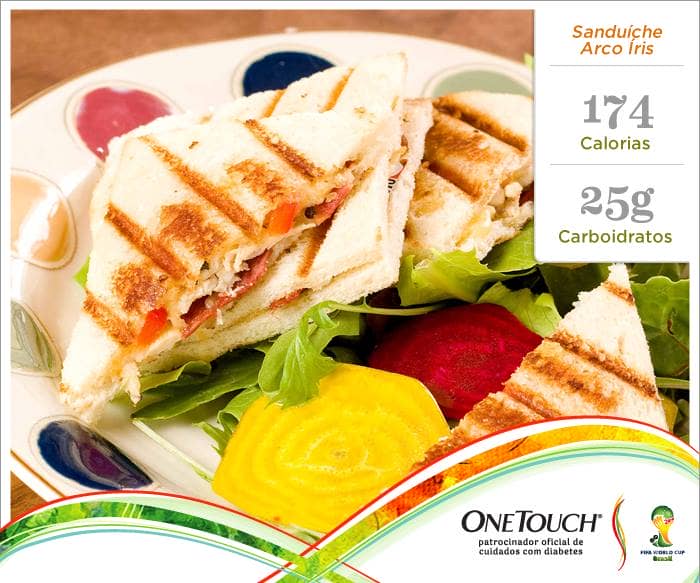 Sanduíche Arco Íris