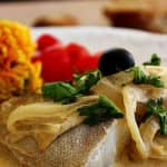 Cebolada de Supremas de Bacalhau na Frigideira