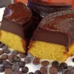 Bolo pudim brigadeiro e cenoura Bolo pudim brigadeiro e cenoura