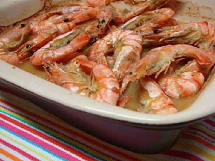 Camarões no Forno