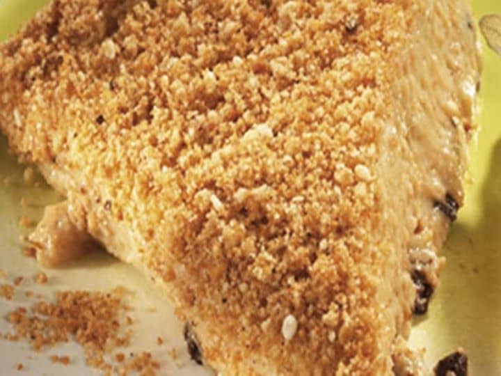 Tarte de Leite Condensado com Bolachas de Pepitas