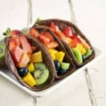 !! Tacos de Chocolate com Frutas