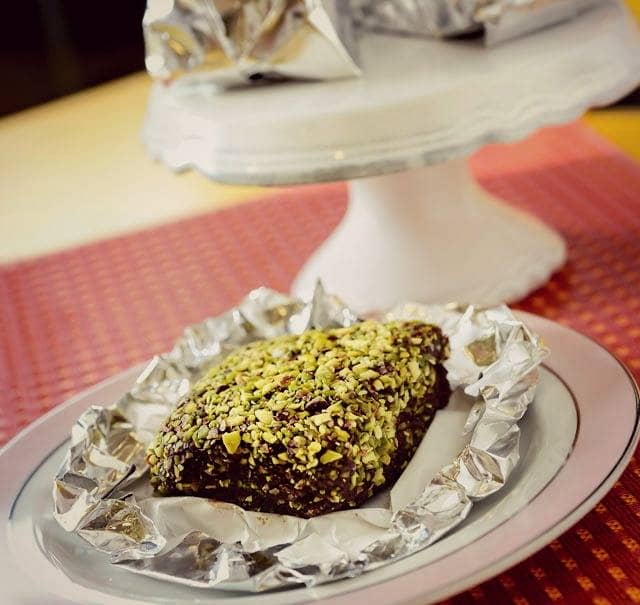 Bolo Gelado De Chocolate Com Pistache