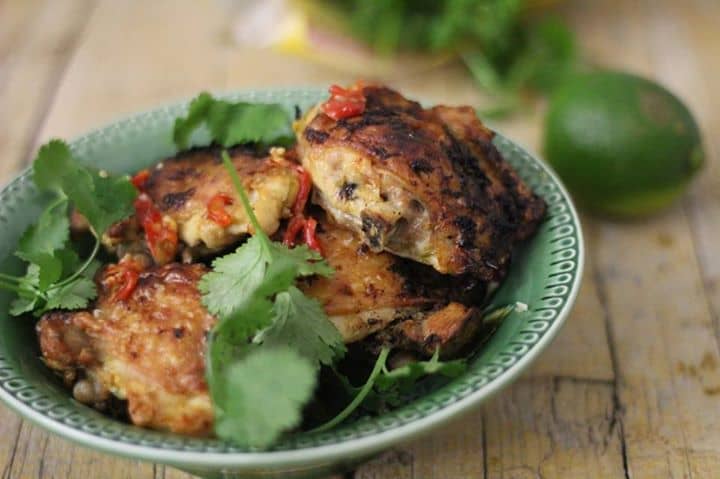 Coxas de Frango com Lima e Malagueta