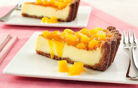 Cheesecake de Maracujá e Manga