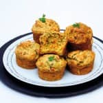 Queques de cenoura e atum