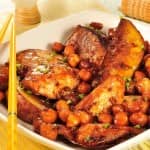 Grão de Bico com Frango e Gengibre