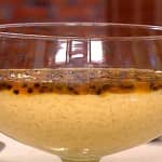 Arroz doce de maracujá