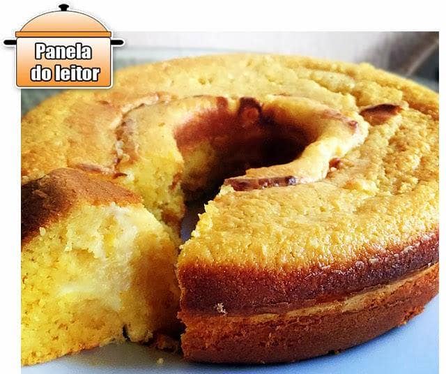 Bolo de Milho com Requeijão