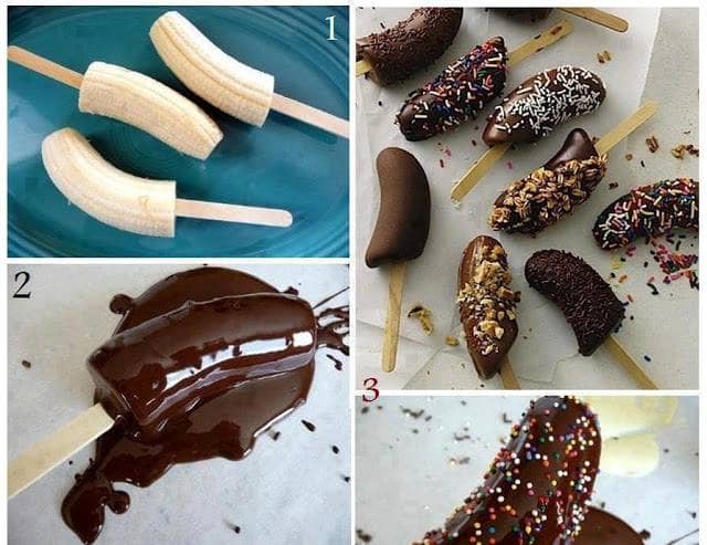 Bananas Achocolatadas