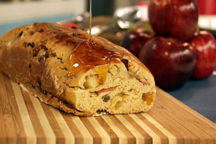 Pão de Aveia, Maçã e Mel