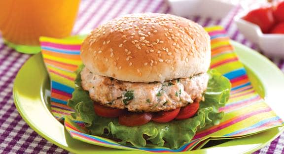 Hambúrguer de Salmão