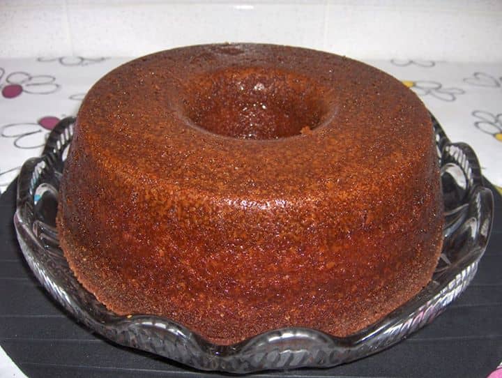 Bolo de Mel com Canela