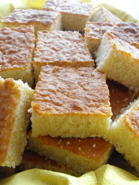 Bolo de natas com sabor a lima-limão