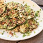 Salada de Courgete Grelhada com Amêndoas